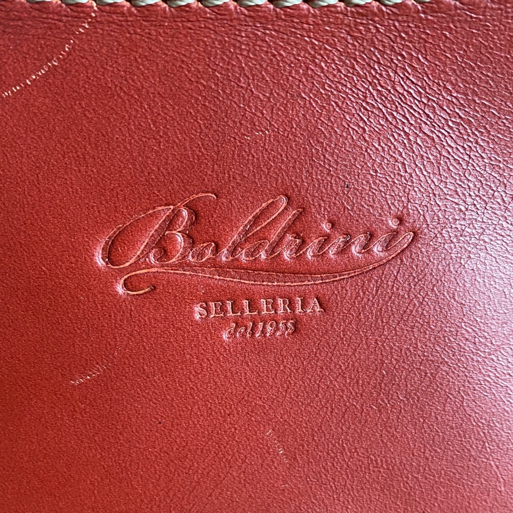 Boldrini Selleria Red Leather Bag - Picture 2 of 11